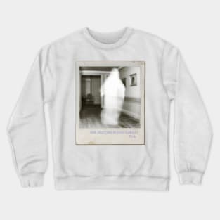 Old Ghost Caught on Film | Secret Vintage Polaroid Ghost captured | Rare Scary Classic Retro Portrait  | Jack Crewneck Sweatshirt